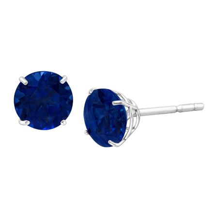 1 1/8 ct Sapphire Stud Earrings