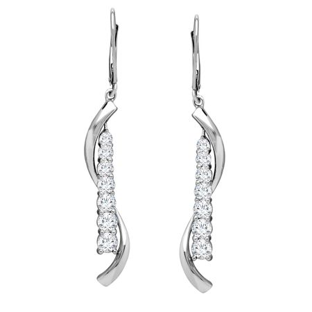 Journey Earrings with Cubic Zirconia