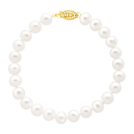 Classic 7 mm Pearl Strand Bracelet