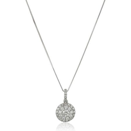 1/2 ct Diamond Galaxy Pendant Necklace