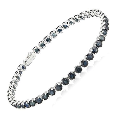 Blue Sapphire Tennis Bracelet, 8