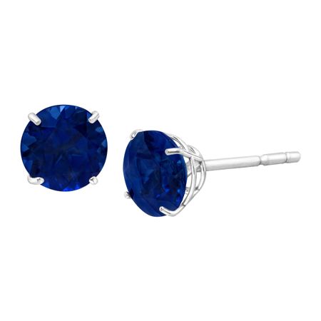 1 1/8 ct Sapphire Stud Earrings