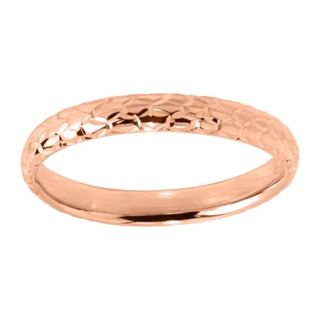 Honeycomb Band Ring, Pink