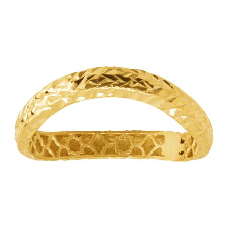 Wavy Band Ring, Yellow
