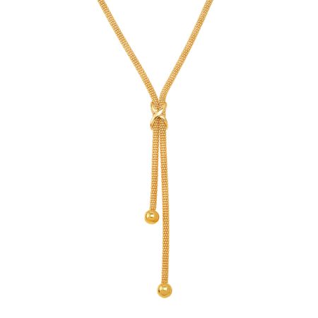 Beaded Lariat Necklace