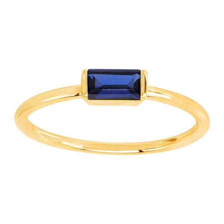 September Sapphire Birthstone Ring