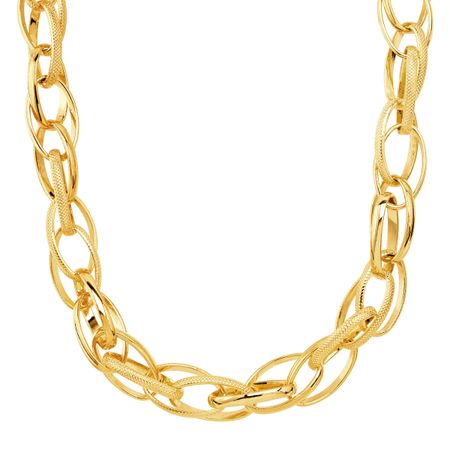 Oval Link Chain Necklace