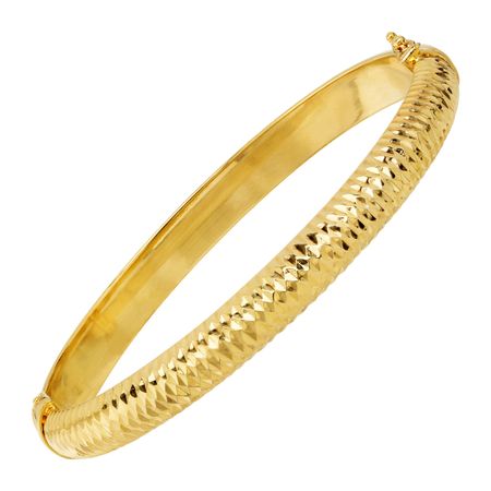 Cross-Hatch Bangle Bracelet, 8