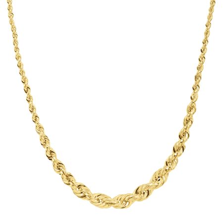 French Rope Chain Necklace