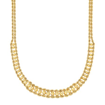 Double Row Rope Necklace