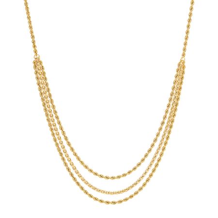 Triple Layer Rope Necklace