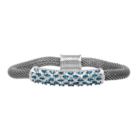 1 1/2 ct Swiss Blue Topaz Bracelet