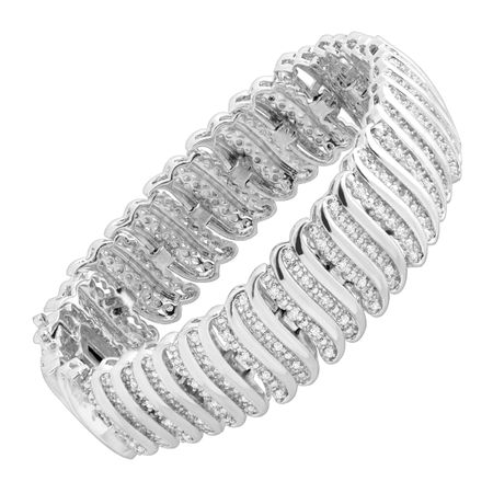 2 ct Diamond 'S' Link Tennis Bracelet