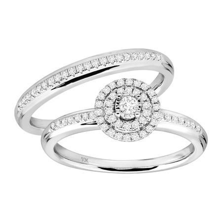 1/3 ct Diamond Bridal Ring Set