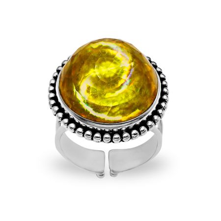 15 ct Gold Tornado Quartz Ring