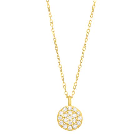 1/10 ct Diamond Circle Pendant