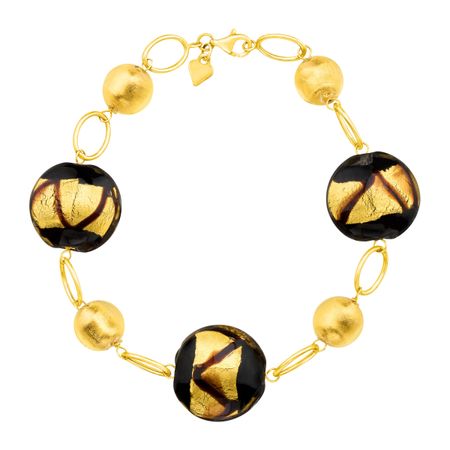 Murano Glass Bead Bracelet