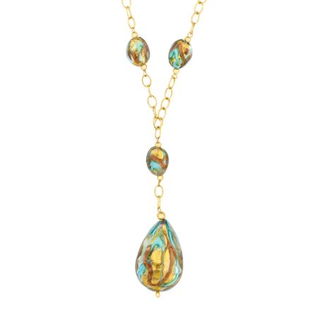 Murano Glass Drop Necklace