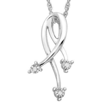 Loop Pendant with Diamonds