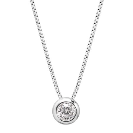 1/5 ct Lucky 88-Facet Diamond Solitaire Pendant
