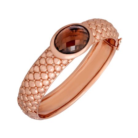 13 ct Smoky Quartz Bangle Bracelet
