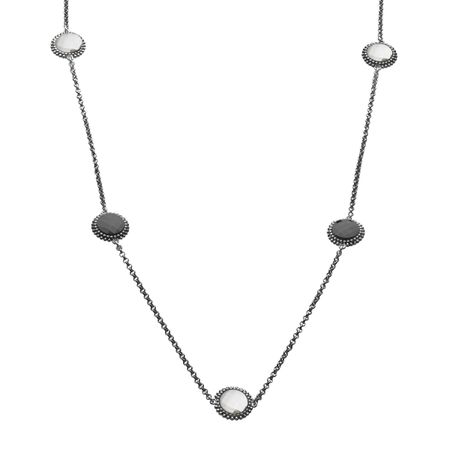 Swarovski Crystals Reversible Station Necklace