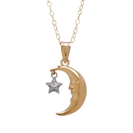 Moon & Star Pendant