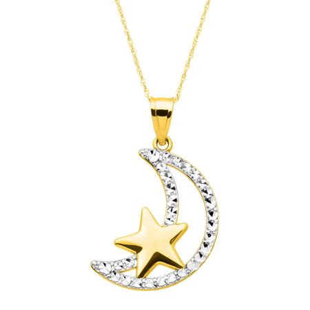 Moon & Star Pendant