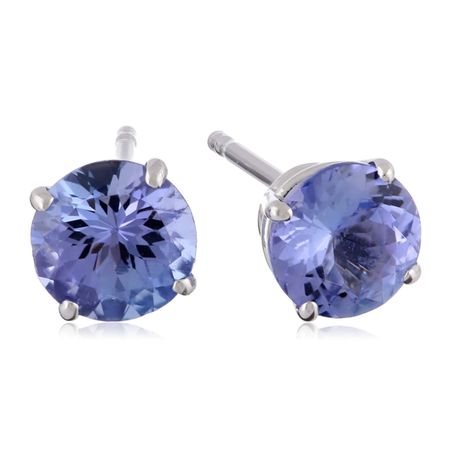 Tanzanite Stud Earrings