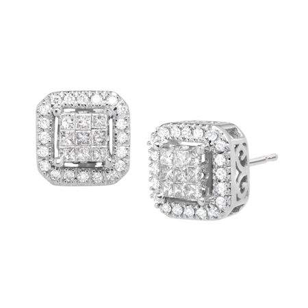 1/2 ct Diamond Stud Earrings