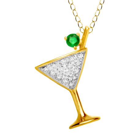 Emerald Martini Pendant