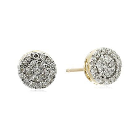 1/5 ct Diamond Composite Stud Earrings
