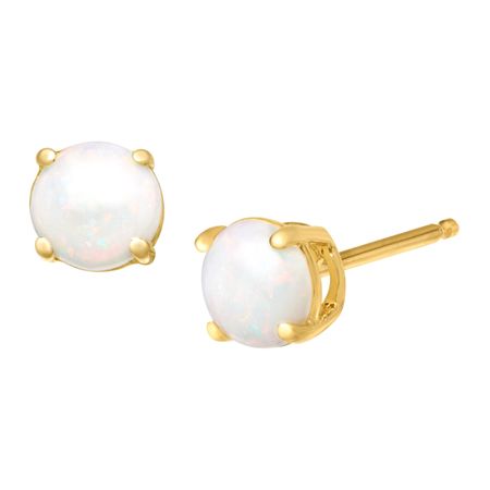 5/8 ct Opal Stud Earrings