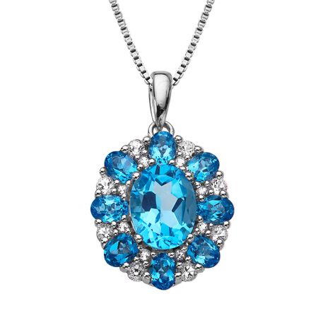 4 1/3 ct Topaz Pendant