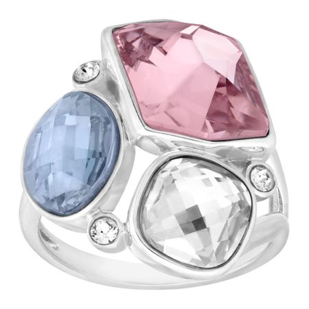 Cluster Ring with Swarovski Crystals