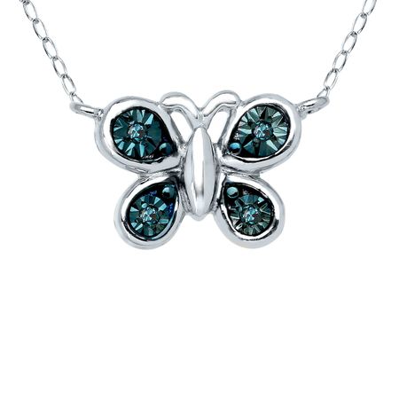Butterfly Necklace with Diamonds