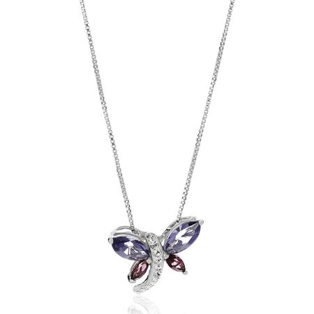 Dragonfly Pendant with Swarovski Crystals