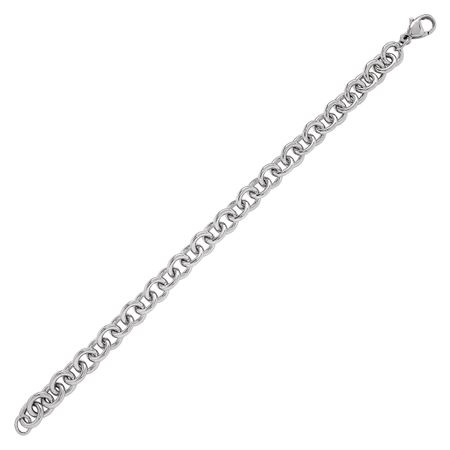 Solid Polished Link Bracelet