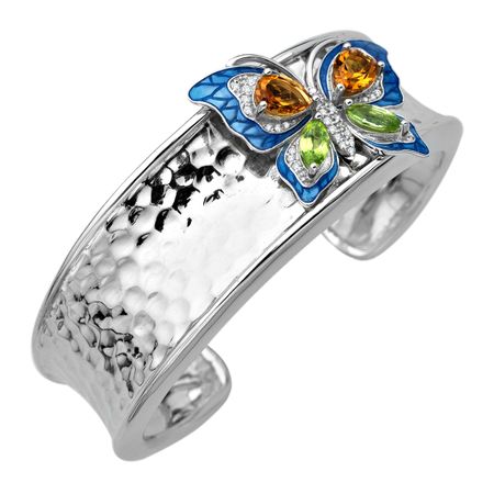 Diamond Butterfly Cuff