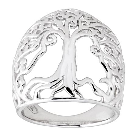 Family Tree Dome Ring