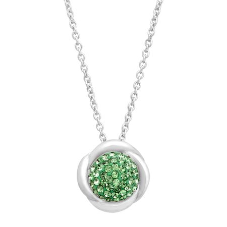 Wreath Pendant with Swarovski Crystals
