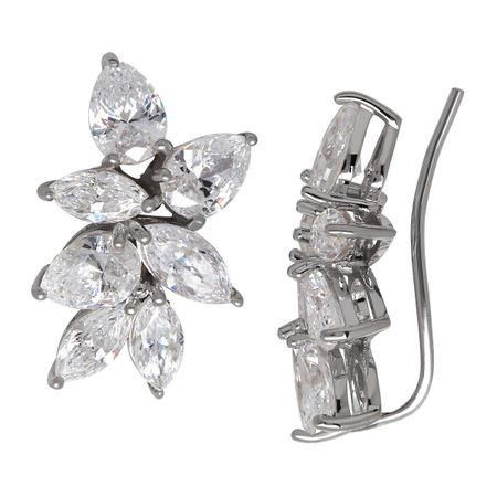 Starburst Ear Crawlers with Swarovski Zirconia