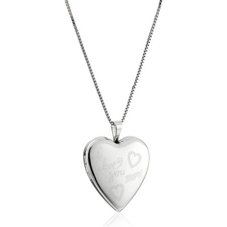 'I Love You More' Heart Locket