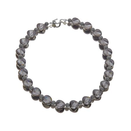 Bead Necklace with Swarovski Crystals