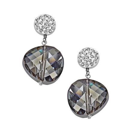 Drop Earrings with Swarovski Crystals