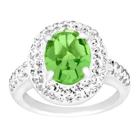 Ring with Meadow Swarovski Crystals