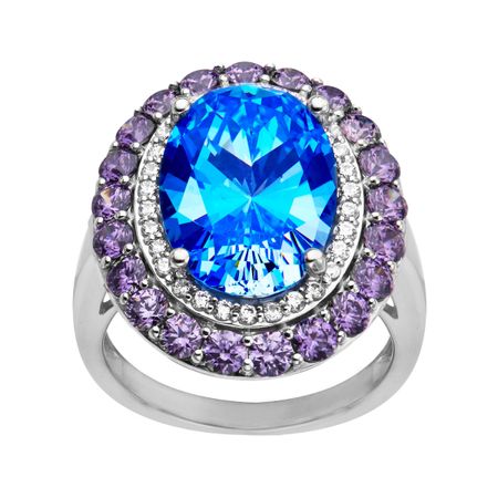 Ring with Swarovski Cubic Zirconia