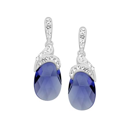 Drop Earrings with Swarovski Crystals