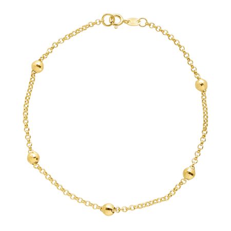 Beaded Shimmer Chain Bracelet