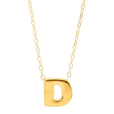 Teeny Tiny 'D' Initial Pendant
